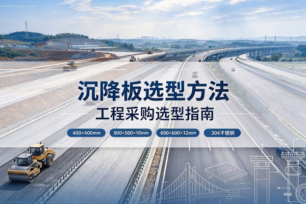 普宁沉降板选择方法