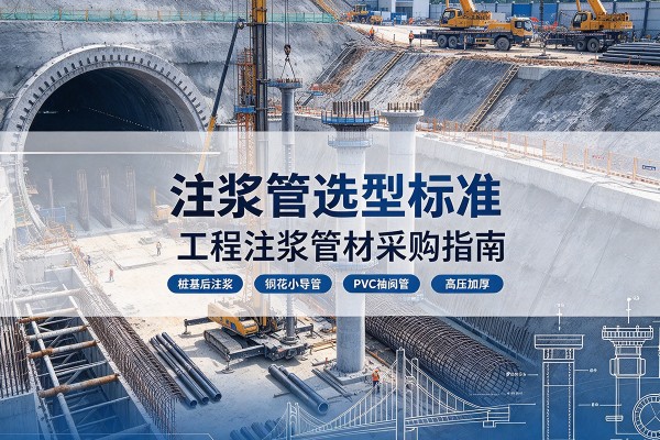 普宁注浆管选型标准