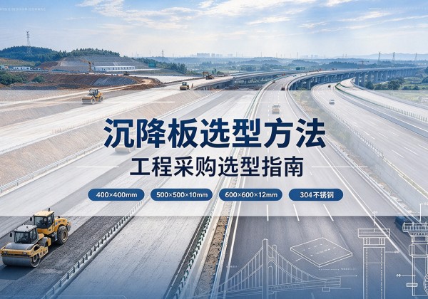 普宁沉降板选择方法